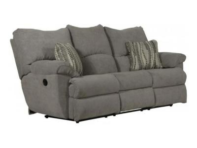 Catnapper Sadler Mica Lay Flat Reclining Sofa with Drop Down Table - 2415 1875-18 / 2154-38