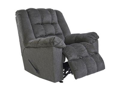 Signature Design by Ashley Furniture Drakestone Rocker Recliner in Charcoal - 3540225