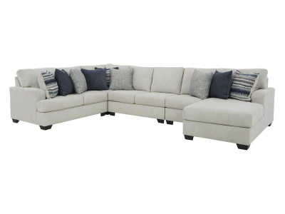 Benchcraft Lowder Fabric 5 Piece Sectional with Chaise - 1361155 / 1361177 / 1361134 / 1361146 / 1361117