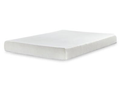 Sierra Sleep Chime 8 Inch Memory Foam Queen Mattress in White - M72631