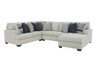 Benchcraft Lowder Fabric 4 Piece Sectional with Chaise - 1361155 / 1361177 / 1361134 / 1361117