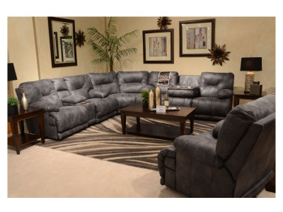 Catnapper Voyager Reclining Leather Look 3 Piece Sectional - 43845 1228-53 / 3028-53 | 4388 1228-53 / 3028-53 | 4389 1228-53 / 3028-53