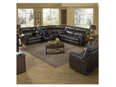 Catnapper Nolan Reclining Bonded Leather 3 Piece Sectional - 4041 1223-29 / 3023-29 | 4048 1223-29 / 3023-29 | 4049 1223-29 / 3023-29