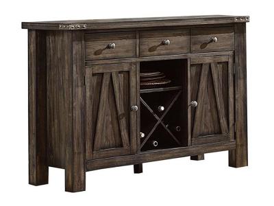Mattawa Collection Server with the Brown Finish - 5518-40