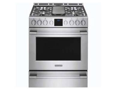 30" Frigidaire Professional 5.6 Cu. Ft. Front Control Gas Range with Air Fry - PCFG3078AF