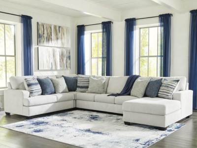 Benchcraft Lowder Fabric 4 Piece Sectional with Chaise - 1361155 / 1361177 / 1361199 / 1361117