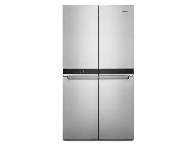 36" Whirlpool 19.4 Cu. Ft. Counter Depth 4 Door Refrigerator  - WRQA59CNKZ