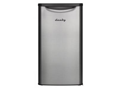 18" Danby 3.3 cu. ft. Capacity Contemporary Classic Compact Refrigerator -  DAR033A6BSLDB