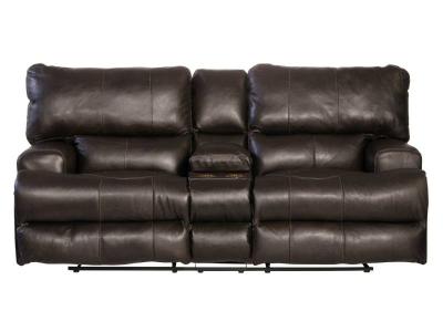 Catnapper  Wembley Power Headrest w / Lumbar Lay Flat Reclining Console Loveseat - 764589 1283-28 / 3083-28