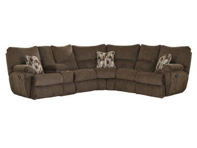 Catnapper Elliott Reclining Fabric 2 Piece Sectional - 2256 2151-09 / 2152-48 | 2257 2151-09 / 2152-48