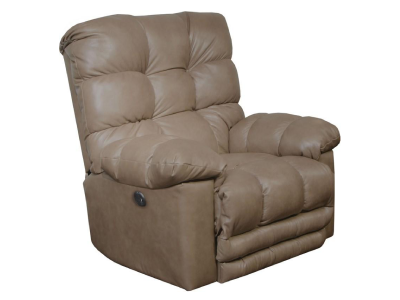 Catnapper Piazza Power Lay Flat Recliner with X-tra Comfort Footrest in Smoke - 64776-7 1283-18 / 3083-18