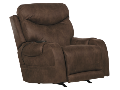 Catnapper Recharger Power Rocker Recliner in Chocolate - 64102-2 1428-79