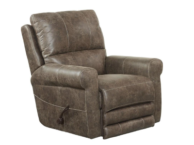 Catnapper Maddie Swivel Glider Leather Look Fabric Recliner - 64753-4 1304-56 / 3304-56