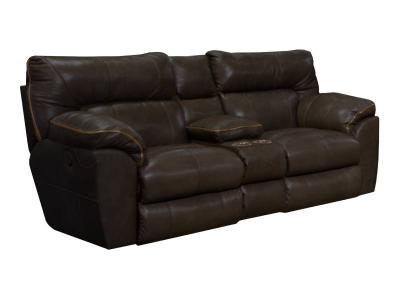 Catnapper Milan Power Lay Flat Reclining Console Loveseat - 64349 1283-09 / 3083-09