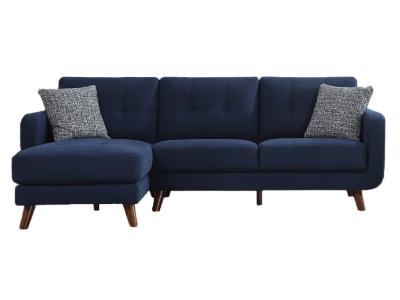 Noma Collection 2 Piece Sectional With Left Side Chaise in Lapis Blue - 9591BLSS