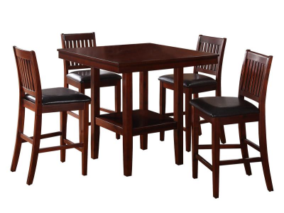 Galena Collection 5-Piece Pack Counter Height Dining Set - 5050-36