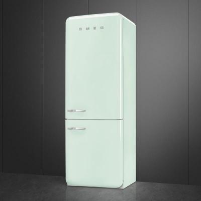 28" SMEG 18 Cu. Ft. 50s Style Freestanding Bottom Mount Refrigerator - FAB38URPG