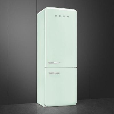 28" SMEG 18 Cu. Ft. 50s Style Freestanding Bottom Mount Refrigerator - FAB38URPG