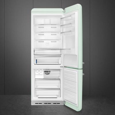 28" SMEG 18 Cu. Ft. 50s Style Freestanding Bottom Mount Refrigerator - FAB38URPG