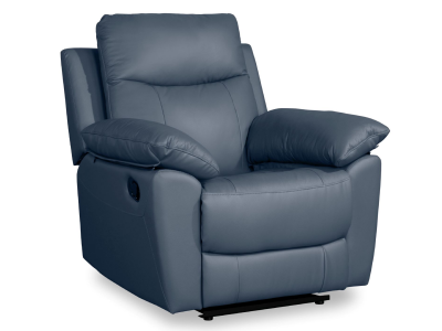 Chelsea Ocean Leather Reclining Chair - CHELSEA-CHAIR-951