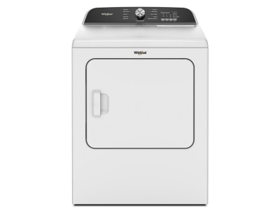 29" Whirlpool 7 Cu. Ft. Top Load Electric Dryer with Moisture Sensor in White - YWED6150PW