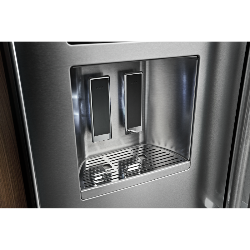KitchenAid 26.8 Cu. Ft. Standard-Depth French Door Refrigerator with Exterior Ice and Water Dispenser - KRFF577KPS