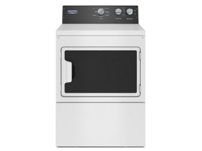 27" Maytag 7.4 Cu. Ft. Commercial-Grade Residential Dryer in White - MGDP586KW