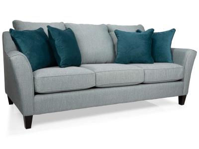 Decor-Rest Stationary Fabric Sofa in Connect Turquoise - 2342S-CT