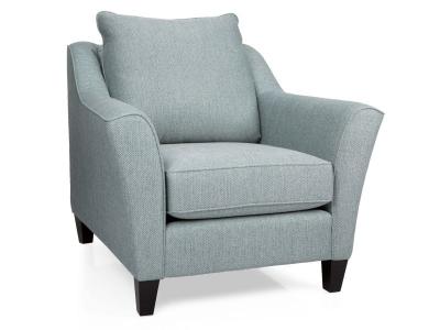 Decor-Rest Stationary Fabric Chair in Connect Turquoise - 2342C-CT