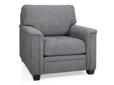 Decor-Rest Stationary Fabric Chair in Fraser Blue - 2877C-FB