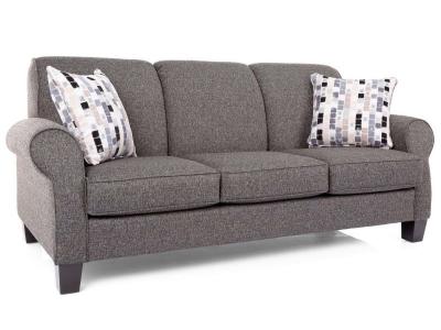 Decor-Rest Stationary Fabric Sofa in Force Peppercorn - 2025S-FP