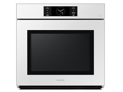 30" Samsung 5.1 Cu. Ft. Bespoke 7 Series Single Wall Oven in White - NV51CB700S12AA