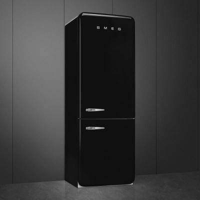 28" SMEG 50s Style 18 Cu. Ft. Freestanding Bottom Mount Refrigerator - FAB38URBL