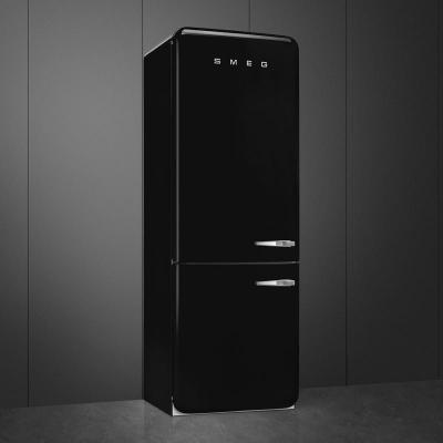 28" SMEG 50s Style 18 Cu. Ft. Freestanding Bottom Mount Refrigerator - FAB38ULBL