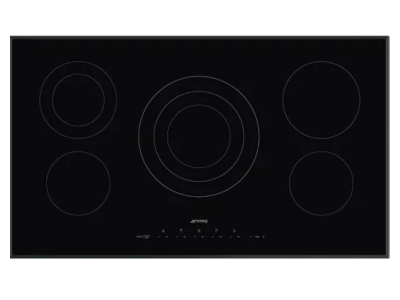 24" SMEG Electric Cooktop with 5 Burners - SEU244ETB