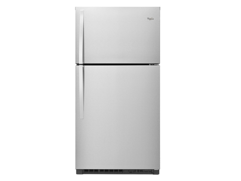 33" Whirlpool® Top-Freezer Refrigerator with Optional EZ Connect Icemaker Kit - WRT541SZDM