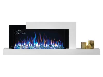 59" Napoleon Stylus Cara Elite Connected Wall Hanging Electric Fireplace - NEFP32-5019W-IOT