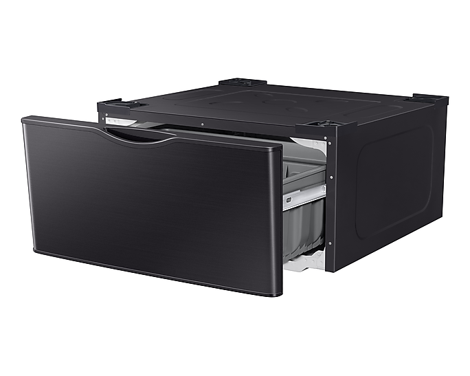 27" Samsung Pedestal Front Load Washer And Dryer In Black - WE402NV/A3