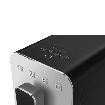 SMEG 50s Style Espresso Automatic Coffee Machine In Black - BCC01BLMUS