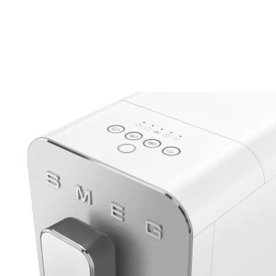 SMEG 50s Style Espresso Automatic Coffee Machine In White - BCC02WHMUS