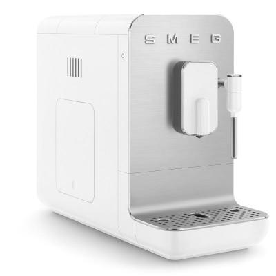 SMEG 50s Style Espresso Automatic Coffee Machine In White - BCC02WHMUS