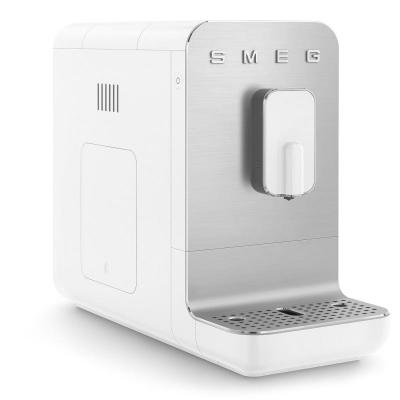 SMEG 50s Style Espresso Automatic Coffee Machine In White - BCC01WHMUS