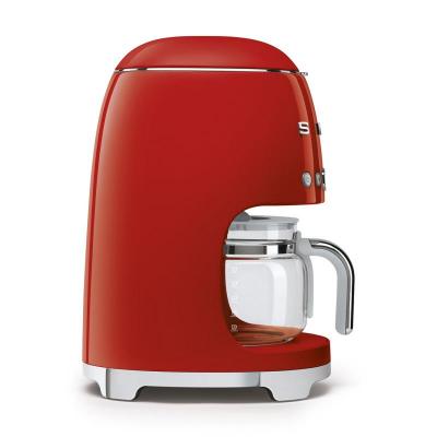 SMEG 50s Style Filter Coffee Machine In Red - DCF02RDUS