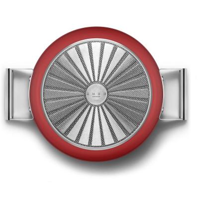 SMEG 50s Style Deeppan With 28 Inch Diameter In Red - CKFD2811RDM