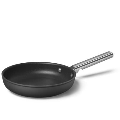 SMEG 50s Style Frypan With Cold-forged Aluminium Body in Black- CKFF2401BLM