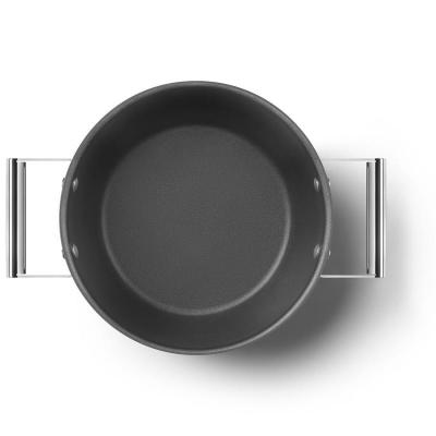 SMEG 50s Style Cookware Casserole With 24 Inch Diameter In Black - CKFC2411BLM