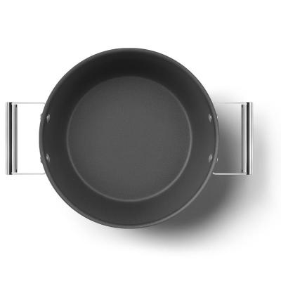 SMEG 50s Style Cookware Casserole With 26 Inch Diameter In Black - CKFC2611BLM