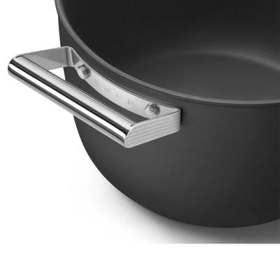 SMEG 50s Style Cookware Casserole With 26 Inch Diameter In Black - CKFC2611BLM