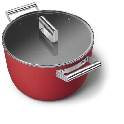 SMEG 50s Style Cookware Casserole With 26 Inch Diameter In Red - CKFC2611RDM