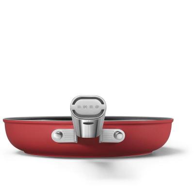 SMEG 50s Style Frypan With Cold-forged Aluminium Body In Red - CKFF2401RDM